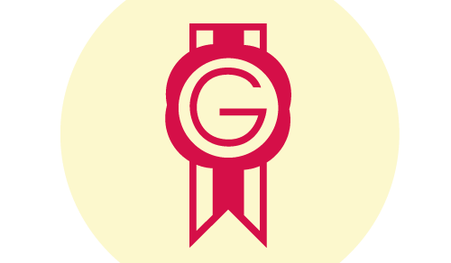 Piktogramm Wimpel mit Buchstabe G